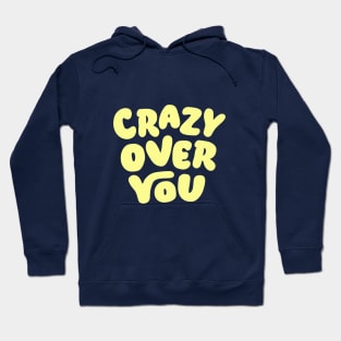 Crazy Over You in Green and Yellow Hoodie